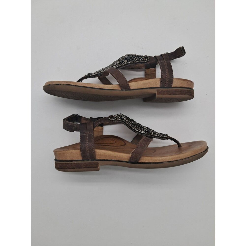 Aetrex Sandals Women's Size 38 Sheila Strappy Thong Sandals - Picture 7 of 7